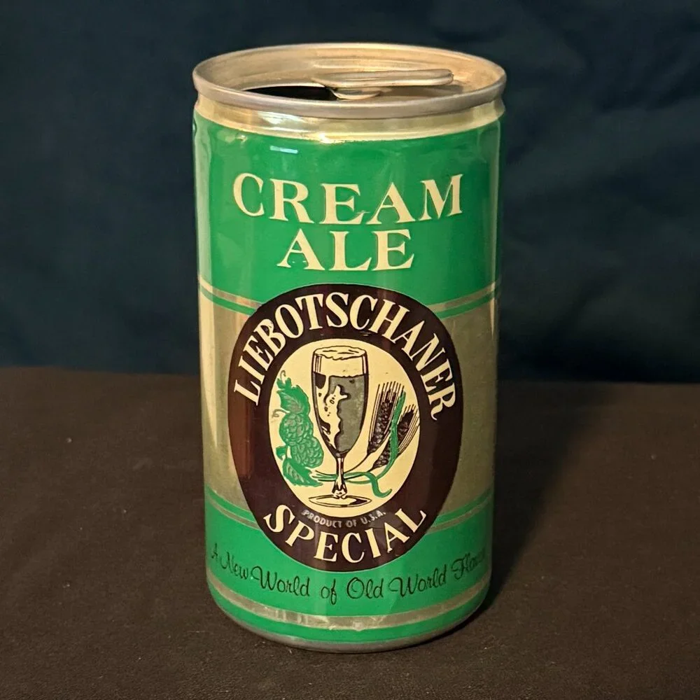 Liebotschaner Cream Ale vintage aluminum beer can